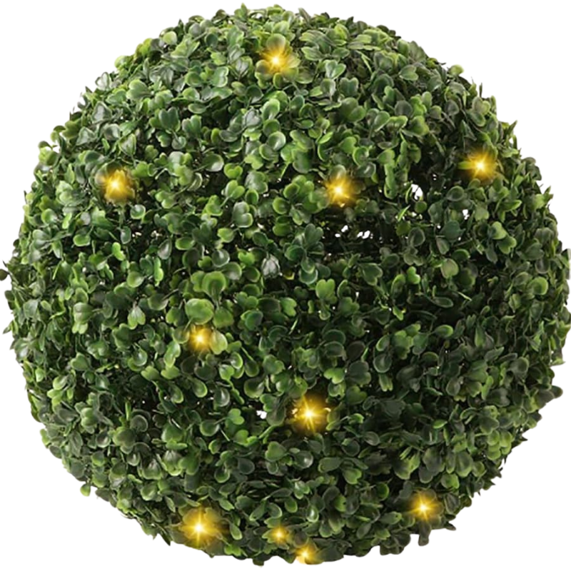 Artificial LED Plant Topiary Ball Decor