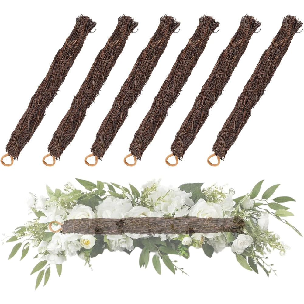 6 Pack Natural Grapevine Swag – Base Foundation for Floral