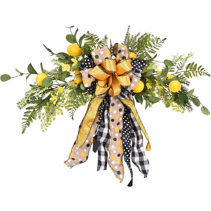 Artificial Lemon Swag – Decorative Floral Accent