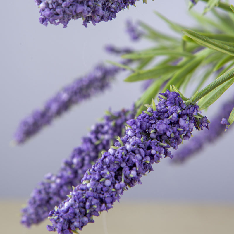 Artificial Lavender Potted Plant For Home Accents