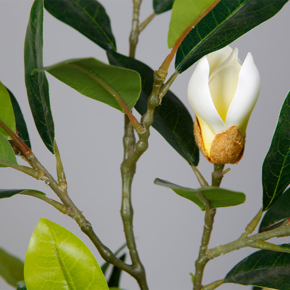 Faux Magnolia Plant In Pot