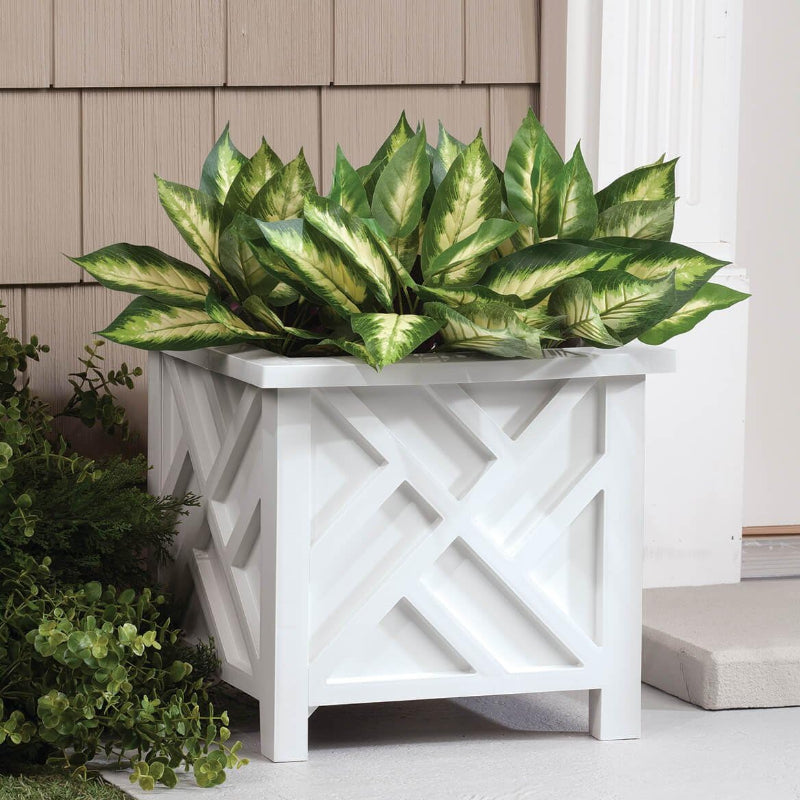 Set Of 3 Artificial Hosta Bushes For Indoor And Outdoor Decoration