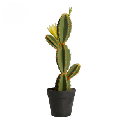 Artificial Blooming Cactus Plant