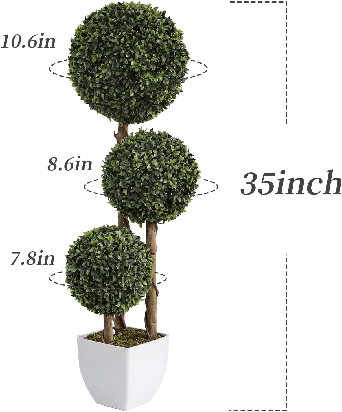 Outdoor Artificial Topiaries Ball Tree