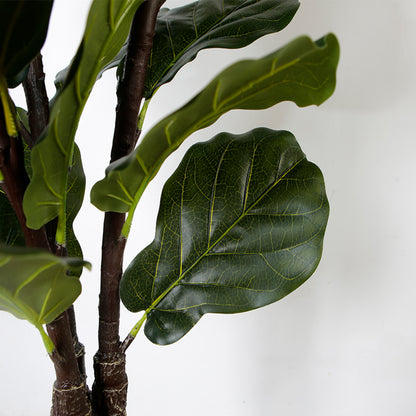 Artificial Ficus Leaf Potted Plant