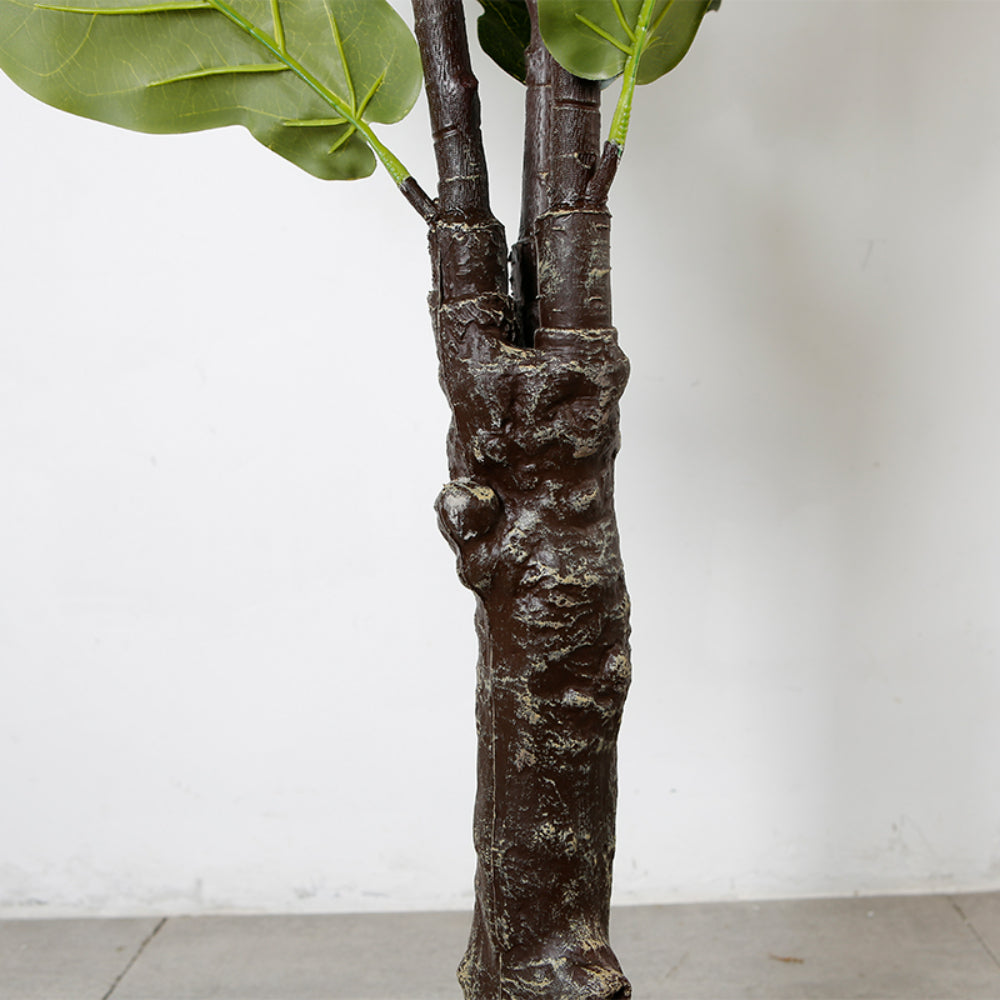 Artificial Ficus Leaf Potted Plant