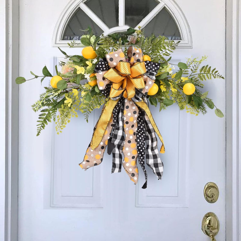 Artificial Lemon Swag – Decorative Floral Accent