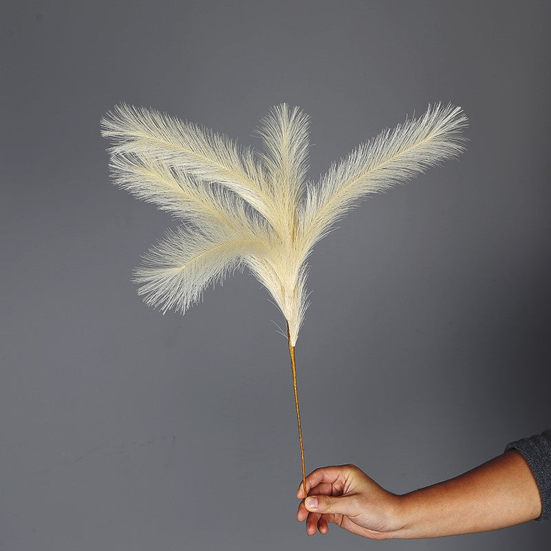 Artificial Light Pampas Grass Stem