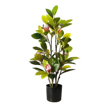 Artificial Magnolia Orchid Plant Display