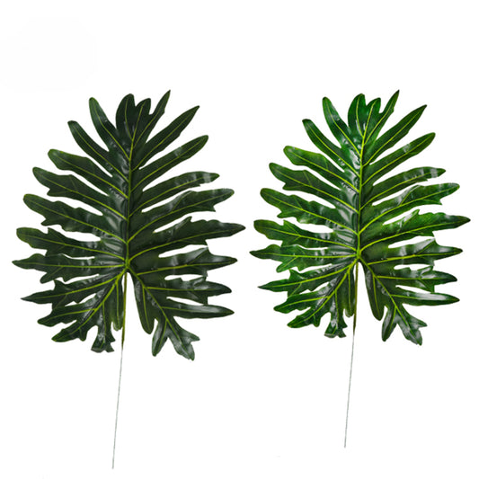 Artificial Philodendron Leaves Duo