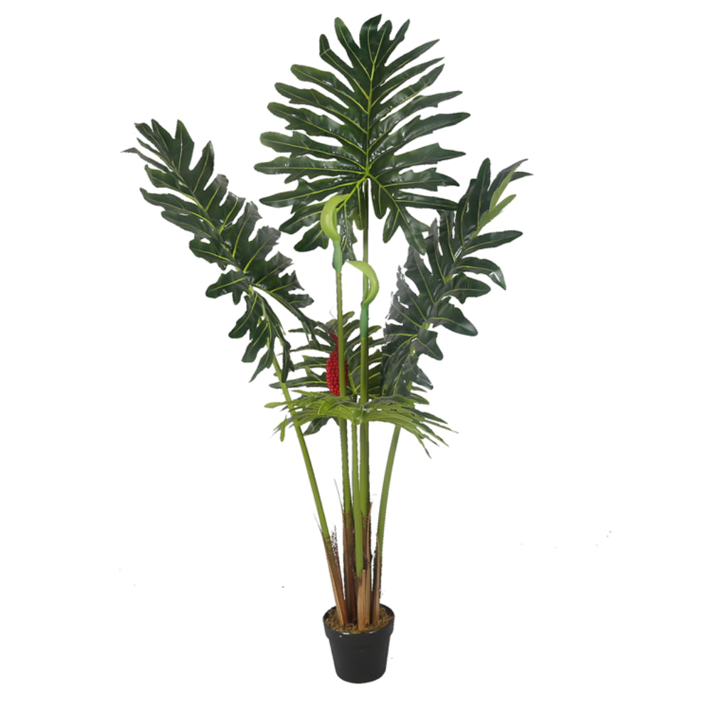 Artificial Philodendron Schott Plant for Decor