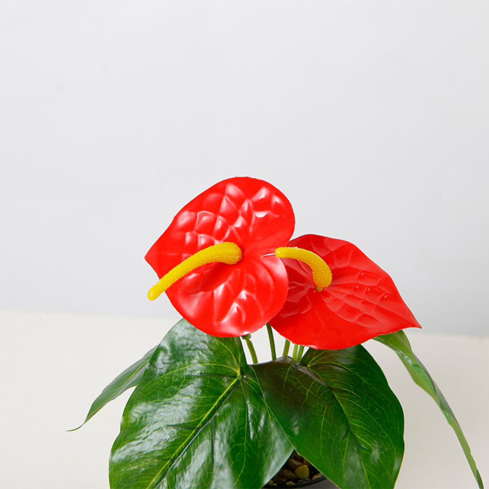 Artificial Red Anthurium Plant