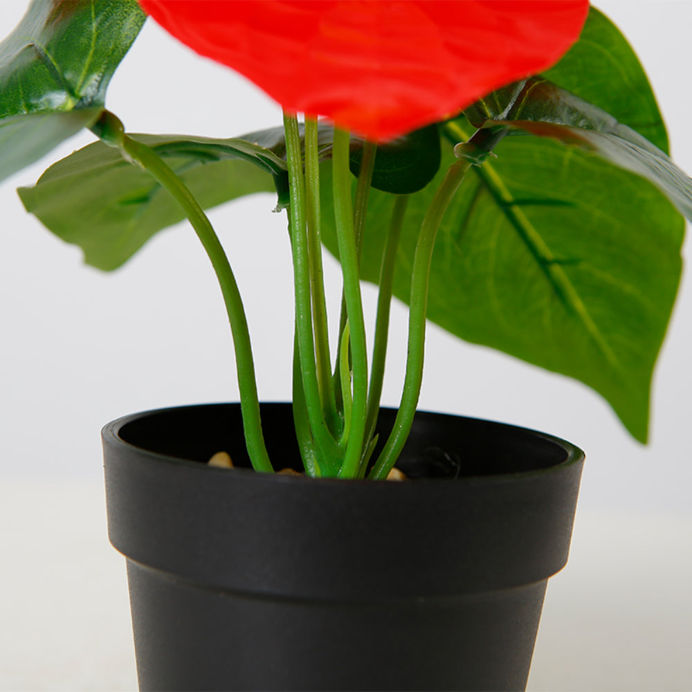 Artificial Red Anthurium Plant