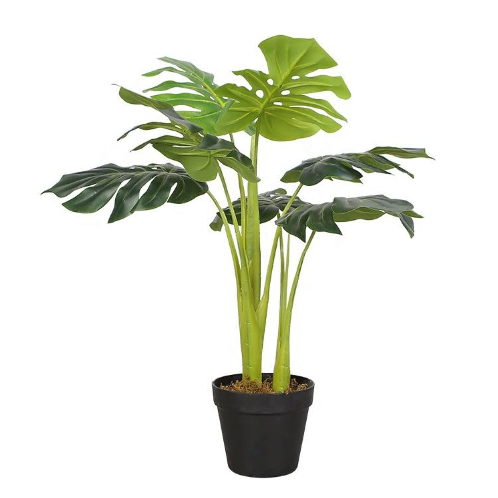 Artificial Split Leaf Bonsai Potted Plant