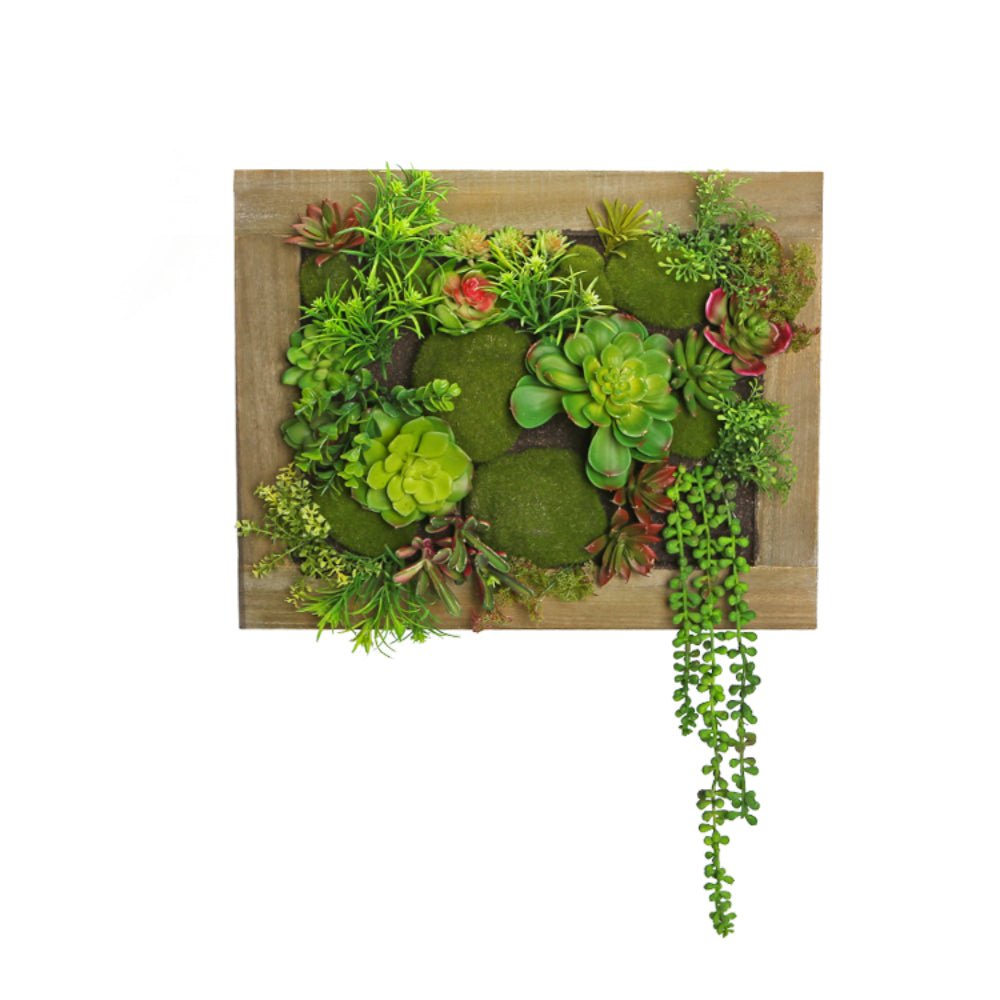 Artificial Succulent Plants Wall Art