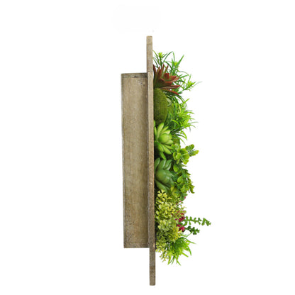 Artificial Succulent Plants Wall Art