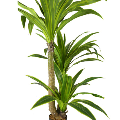 Artificial Variegated Dracaena Plant