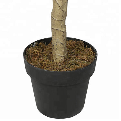 Artisanal Faux Money Tree For Interior Decor