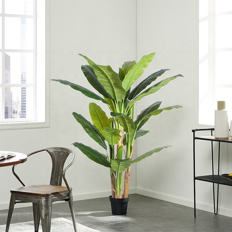 Banana Leaf Faux Tree For Home Accents