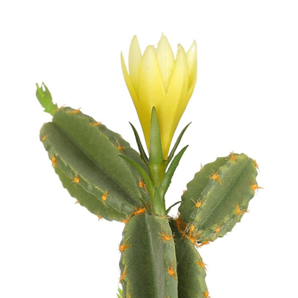 Blooming Artificial Cactus Leaf Tree