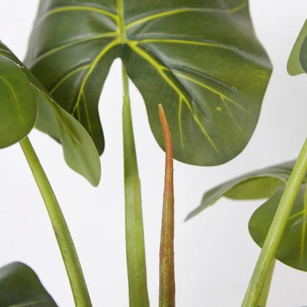 Broad Leaves Artificial Alocasia Plant