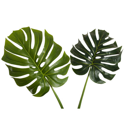 Decorative Bonsai Artificial Monstera Deliciosa Tree