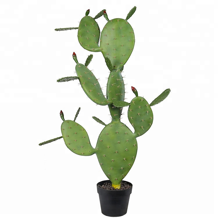 Decorative Faux Cactus With Festive Accents