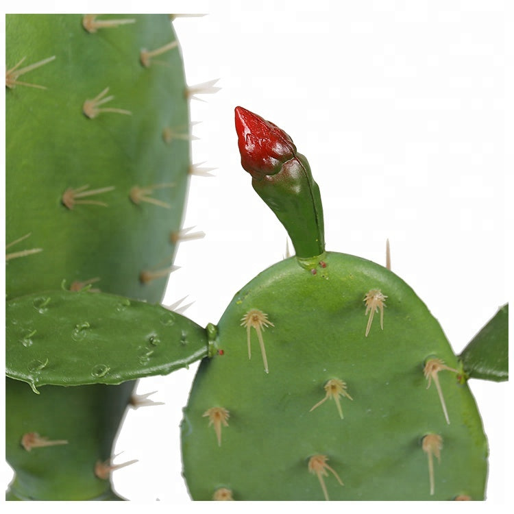 Decorative Faux Cactus With Festive Accents