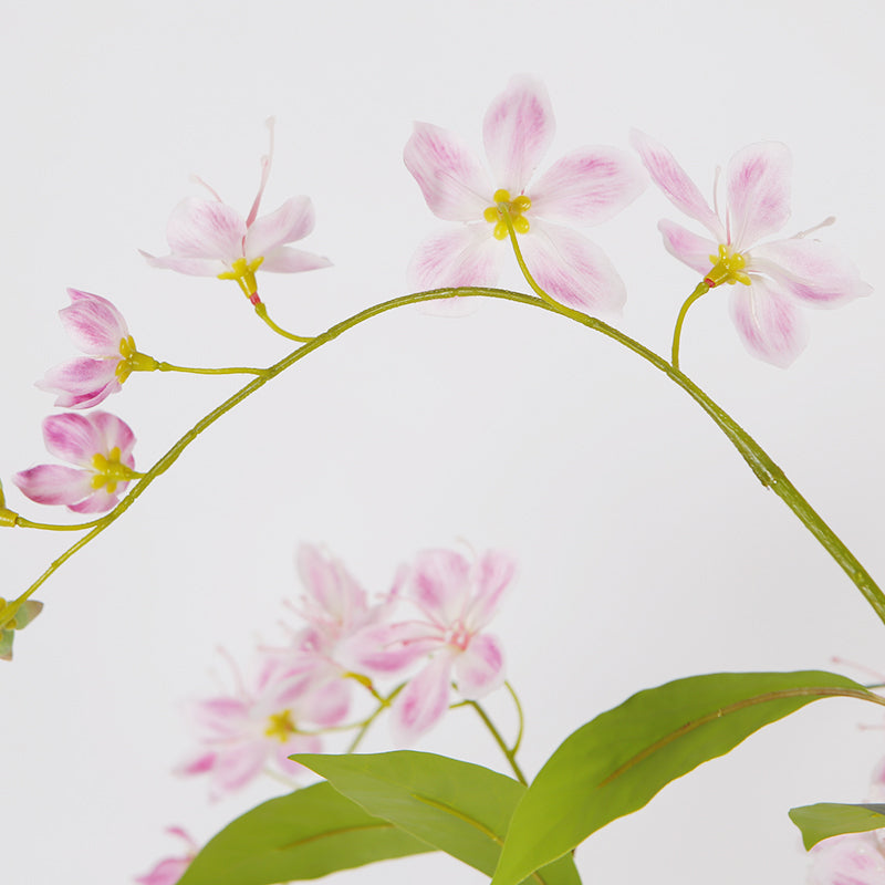 Elegant Faux Floral Arrangement In Pot