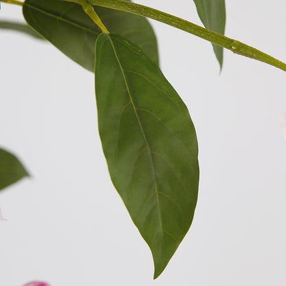 Elegant Faux Floral Arrangement In Pot