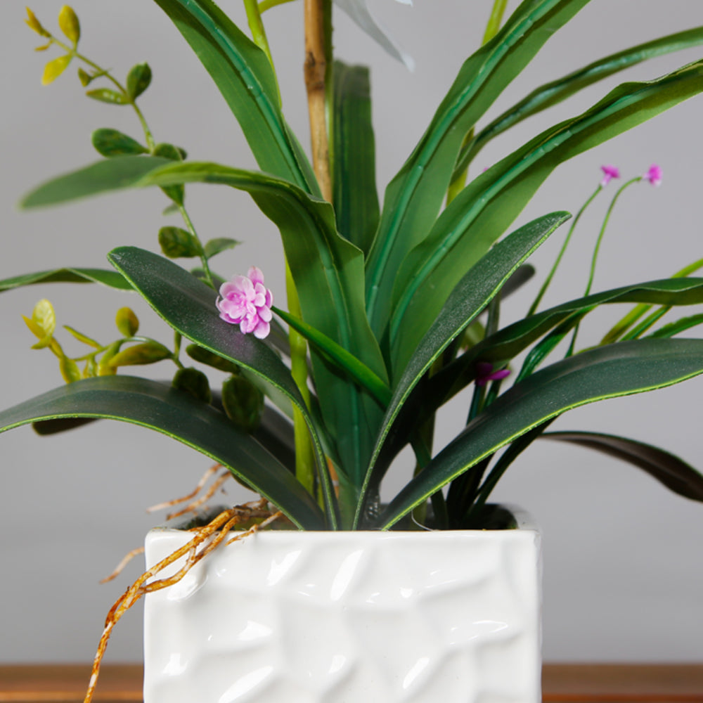 Elegant Faux Orchid Plant