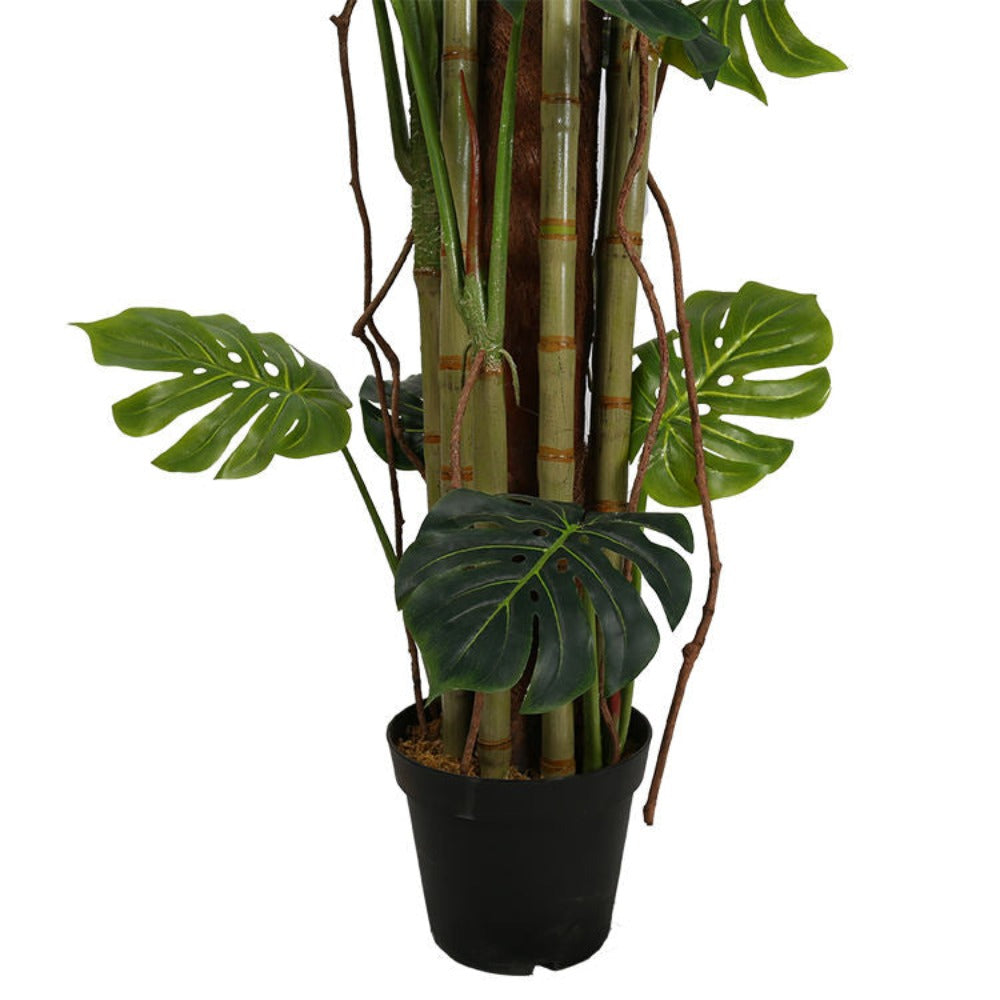 Lush Artificial Monstera Deliciosa Plant