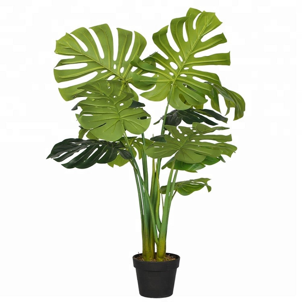 Simulated Monstera Deliciosa Bonsai