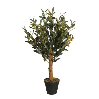 Synthetic Olive Tree Decor