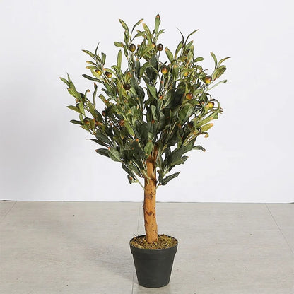 Synthetic Olive Tree Decor