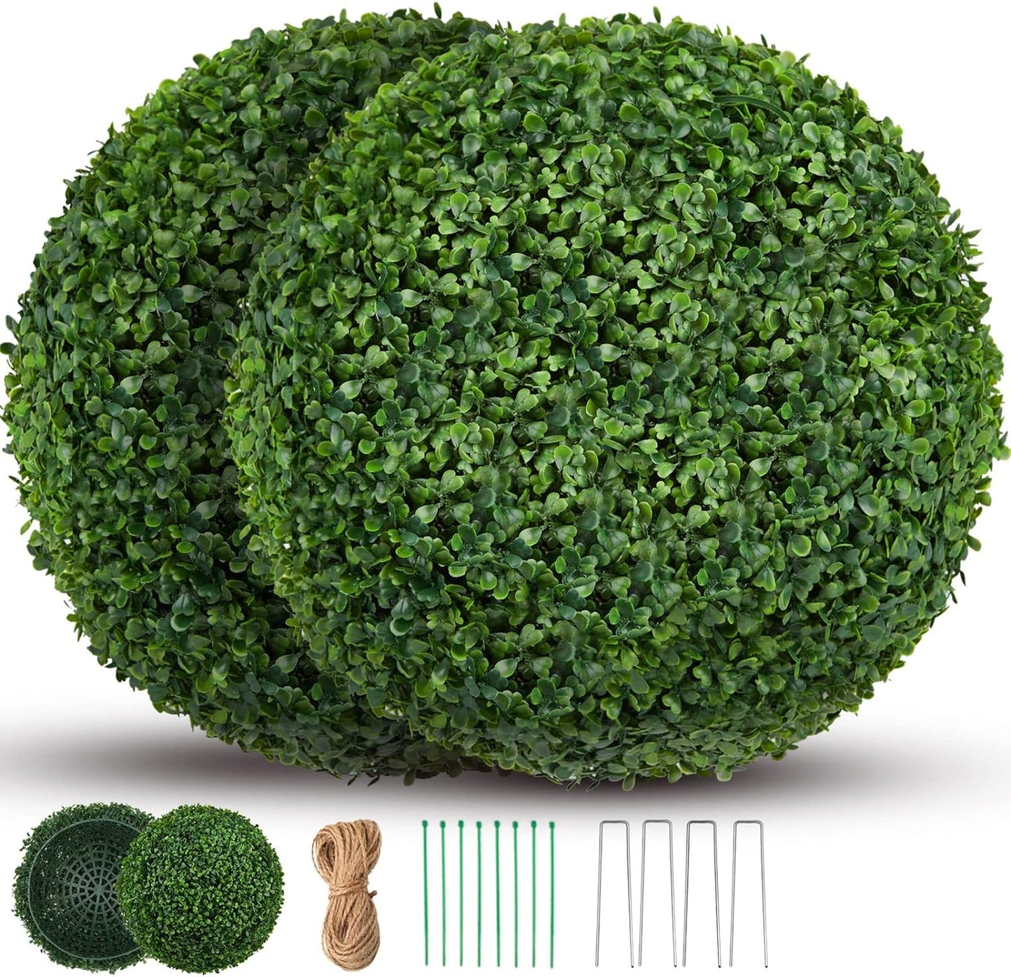 Artificial Topiary Ball For Christmas Decor