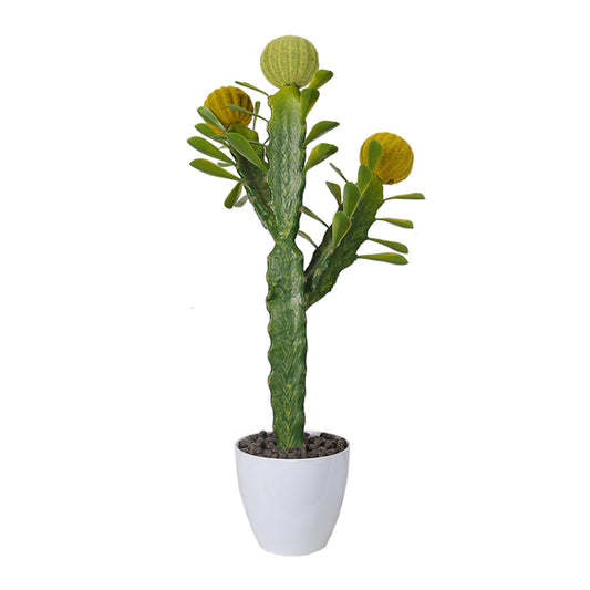 Realistic Artificial Cactus For Indoor Decoration