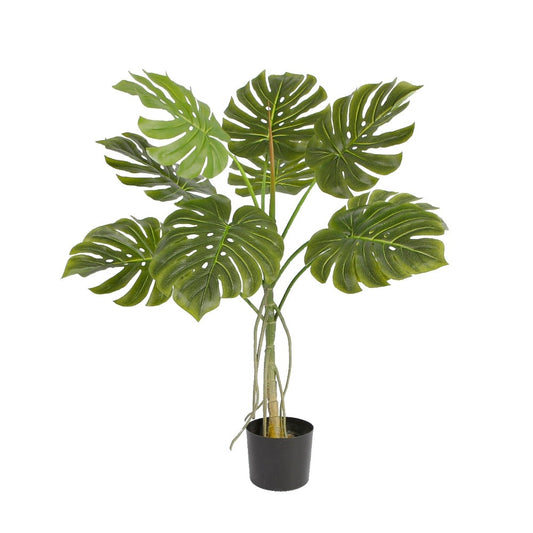 Monstera Deliciosa Artificial Faux Turtle Leaf Plant