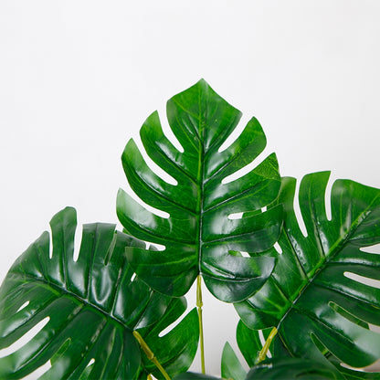 Mini Monstera Artificial Pot Bonsai Tree